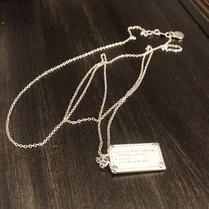 Marc by Marc jacobs dog tag necklace long chain